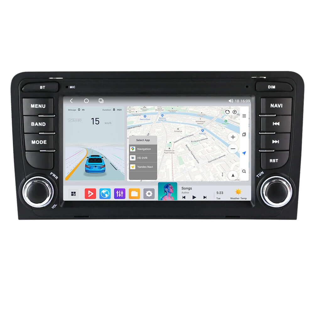 Audi A3 03-12 - autoradio 7" avec Apple CarPlay et Android Auto (design 1) – Carmediaeurope.com