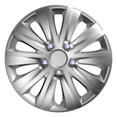 Enjoliveur de roue argent Rapide NC en 15 pouces