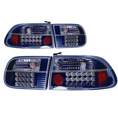 Feux arrière LED noirs pour Honda Civic 1992 3 portes