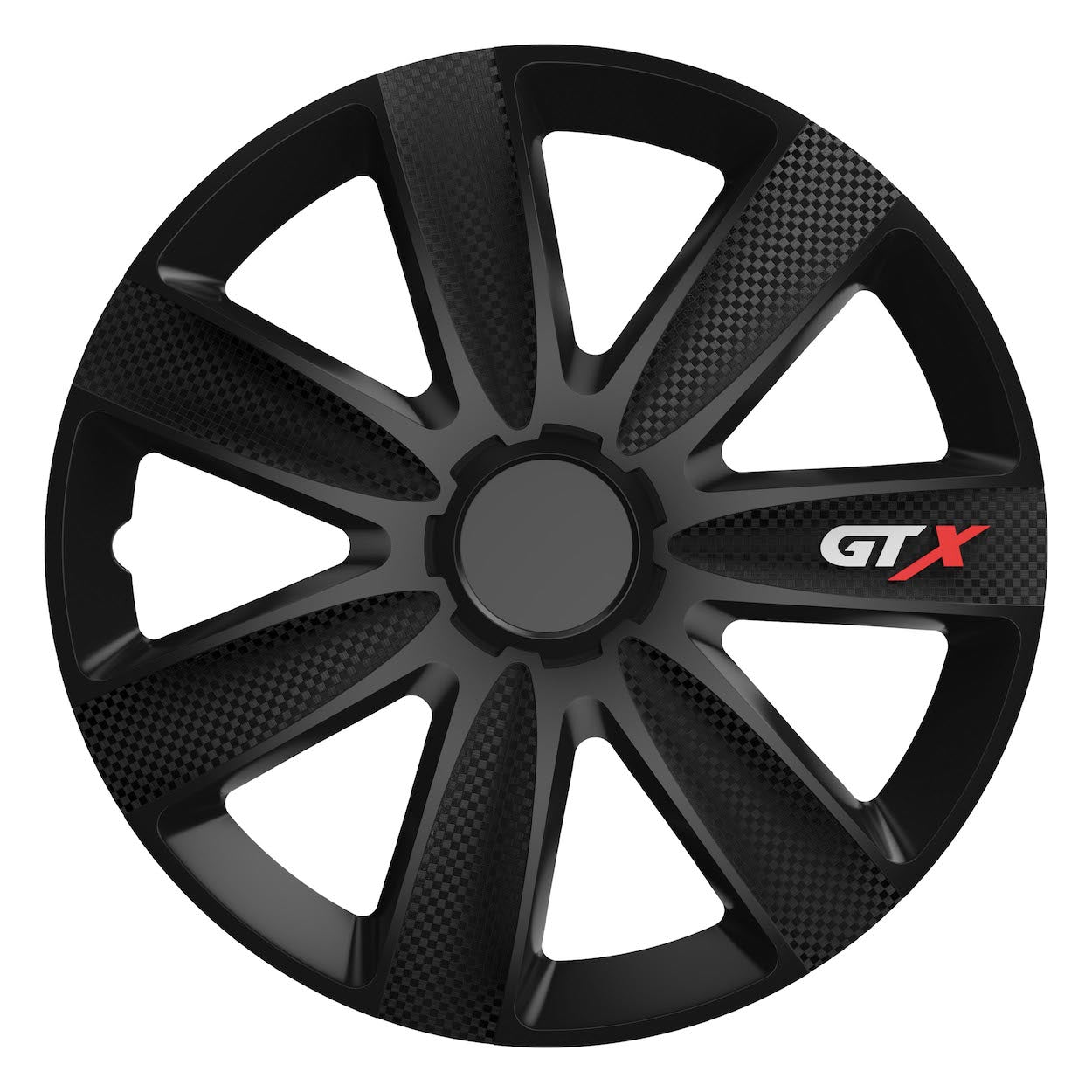 GTX hjulkapsel i carbon sort til 17-tommers stålfælg