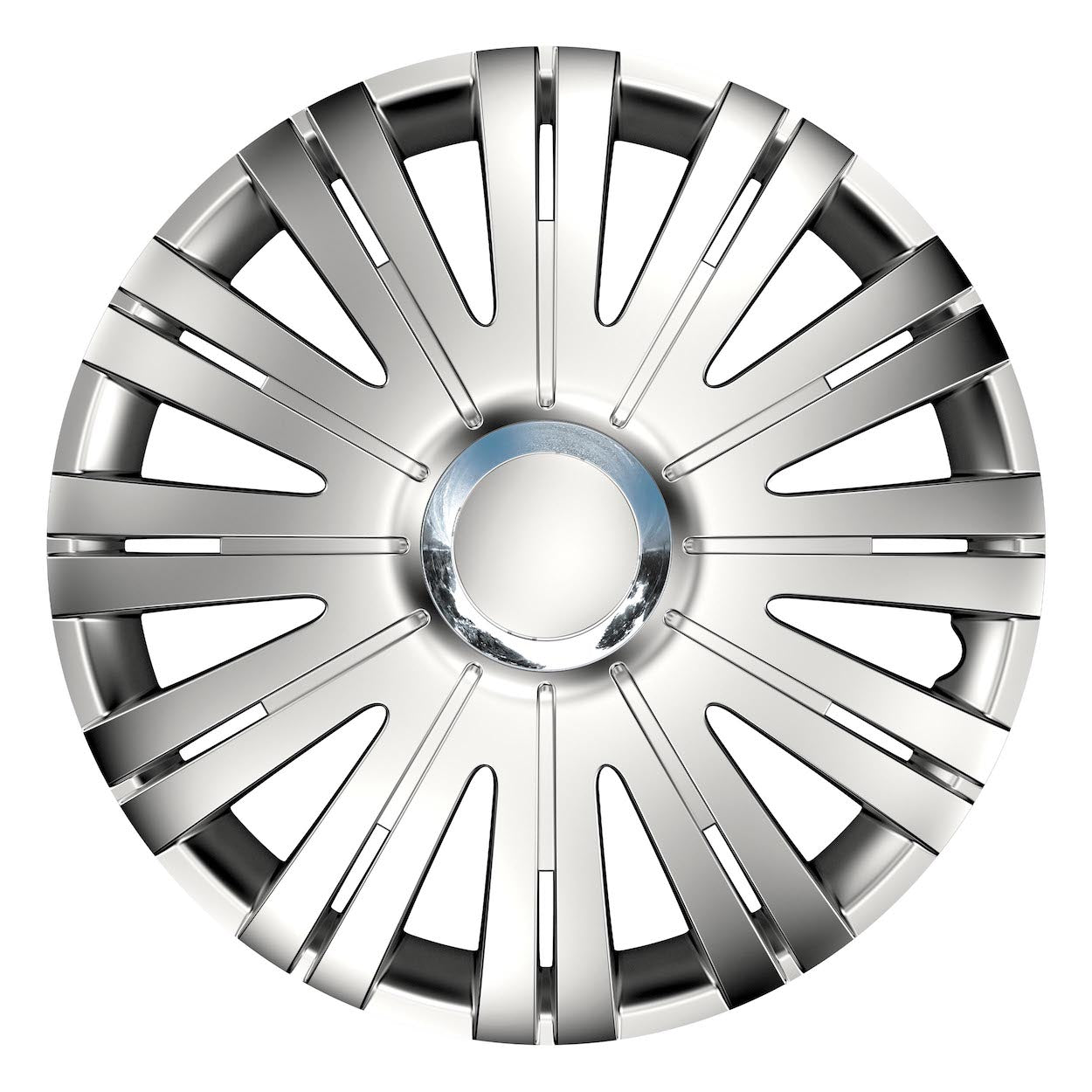Enjoliveur de roue argent Active RC pour jante en acier 14 pouces