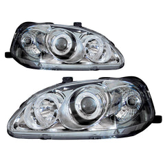 Phares avant blancs pour Honda Civic 1999