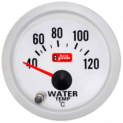 Manomètre de température d’eau Auto Gauge 2 pouces avec 7 couleurs