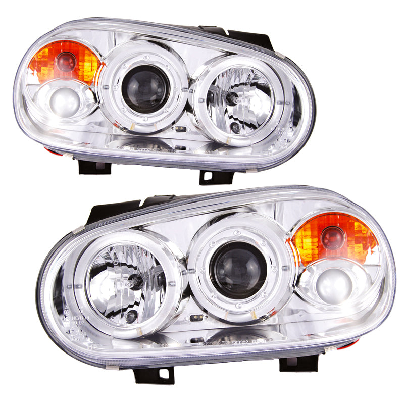 Phares avant blancs pour VW Golf 4 à partir de 1998