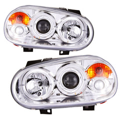 Phares avant blancs pour VW Golf 4 à partir de 1998
