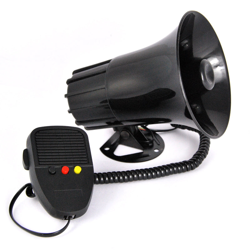 Sirène de police 50W avec microphone 12V
