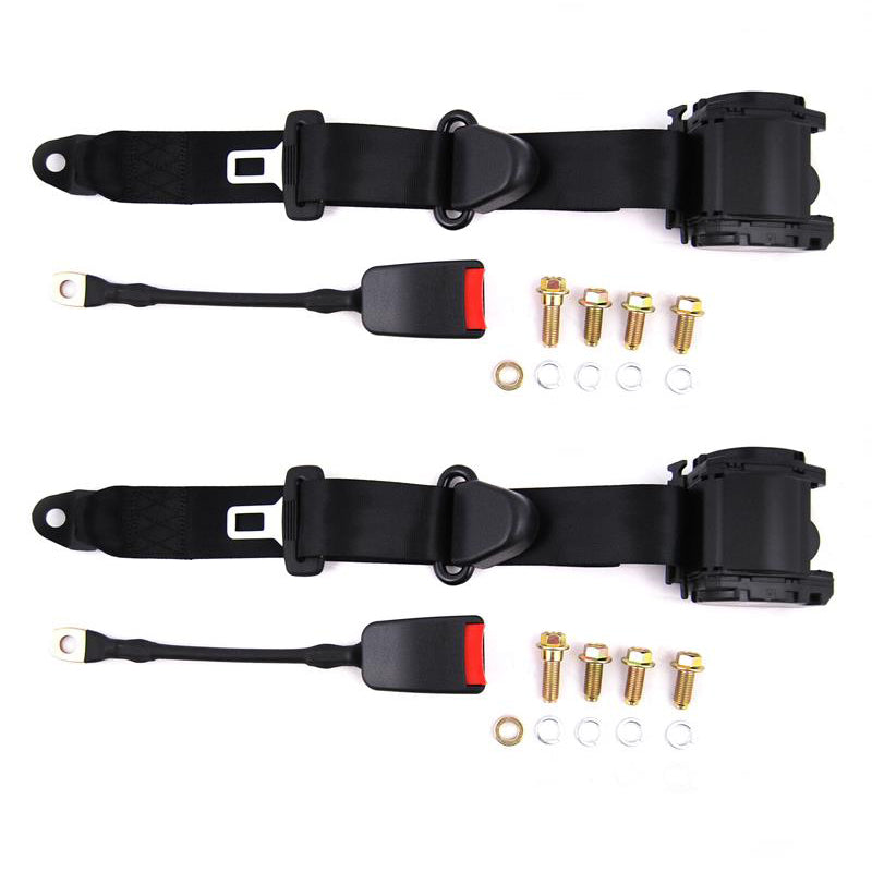 Ce kit de 2 ceintures de sécurité automatiques 3 points offre une solution fiable et pratique pour votre véhicule.