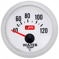 Jauge de température d’eau blanche 2" avec capteur