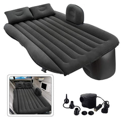 Matelas gonflable de voiture pour banquette arrière avec pompe à air 12V