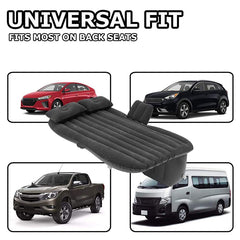 Matelas gonflable de voiture pour banquette arrière avec pompe à air 12V