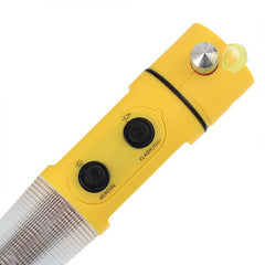 Lampe de secours LED avec feu d’avertissement, coupe-ceinture et brise-vitre