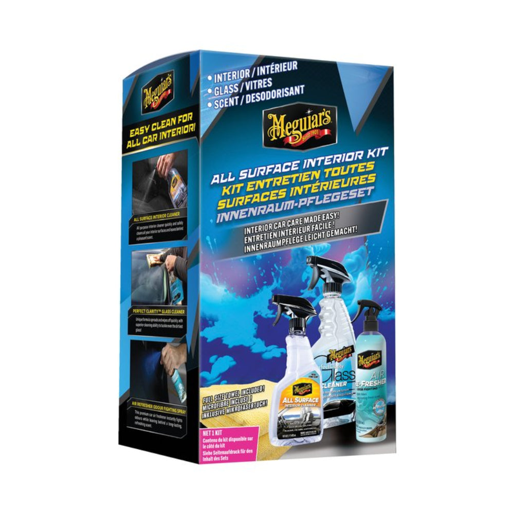 Meguiar's G55279EU Kit intérieur toutes surfaces 