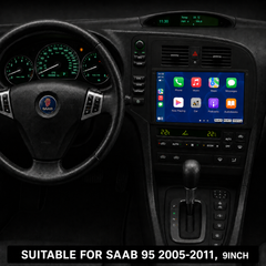 Saab 9-5 2005-2011 - autoradio 9" avec Apple CarPlay et Android Auto 