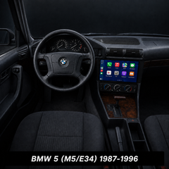 BMW Série 5 (E34) 1987-1996 - Autoradio 10,1" avec Apple CarPlay et Android Auto 