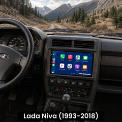 Lada Niva 1993-2018 - Autoradio 9" avec Apple CarPlay et Android Auto 