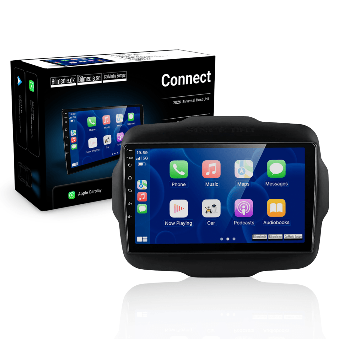 Jeep Renegade 2016-2020 – Autoradio 9” avec Apple CarPlay sans fil & Android Auto 