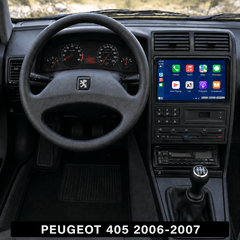 Peugeot 405 1993-2005 - Autoradio 9" avec Apple CarPlay et Android Auto 