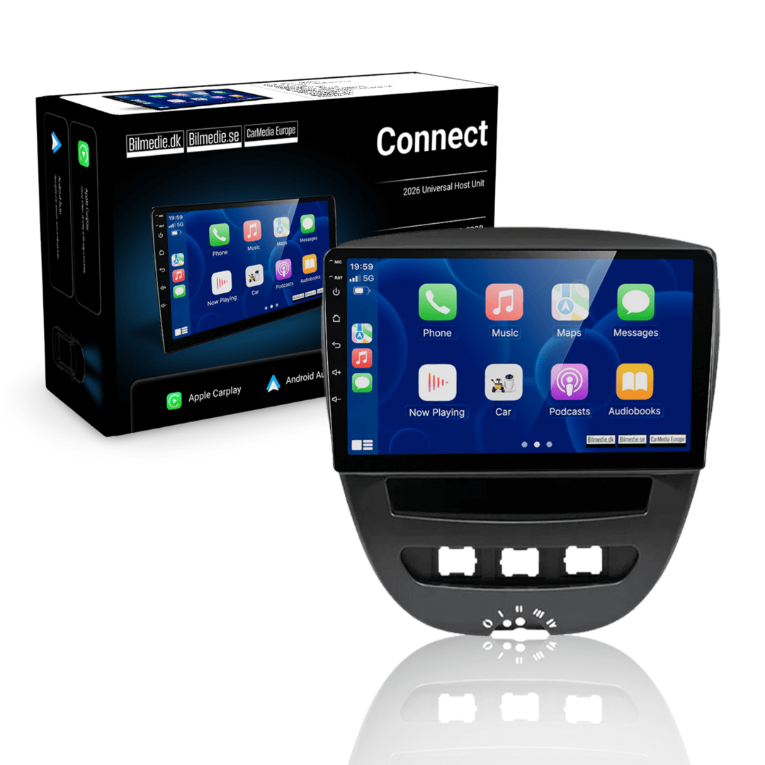 107, C1, Aygo 2005-2014 - Autoradio 10,1" avec Apple CarPlay et Android Auto 