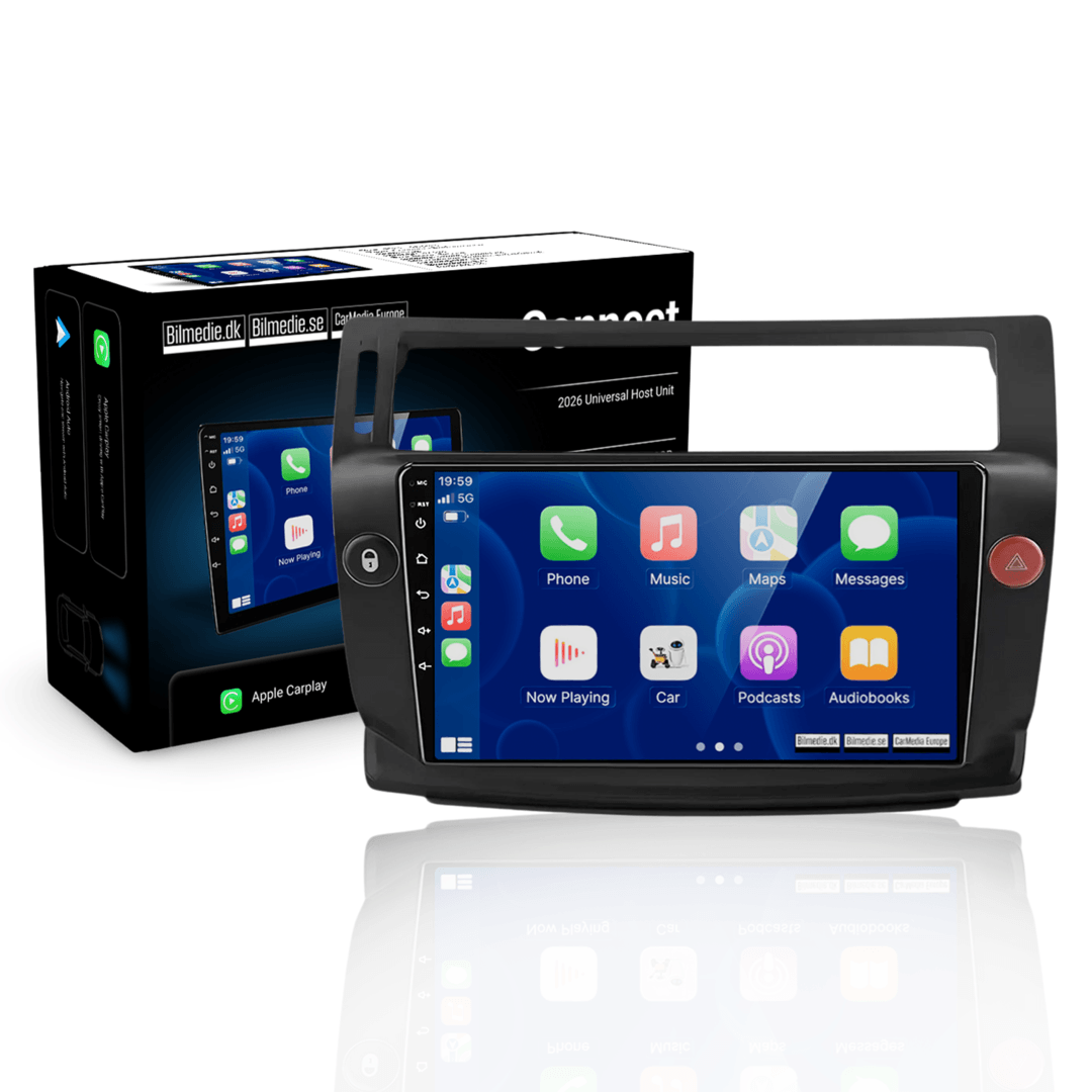 Citroën C4 04-13 - Autoradio 9" avec Apple CarPlay et Android Auto 