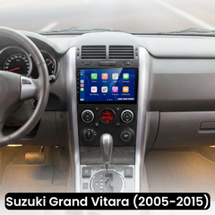 Suzuki Grand Vitara 2005-2015 – 9” autoradio met draadloze Apple CarPlay & Android Auto 