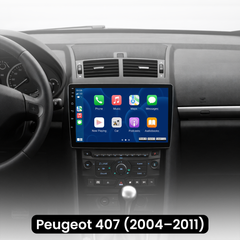 Peugeot 407 2004-2011 – 9” Bilradio med trådløs Apple CarPlay & Android Auto
