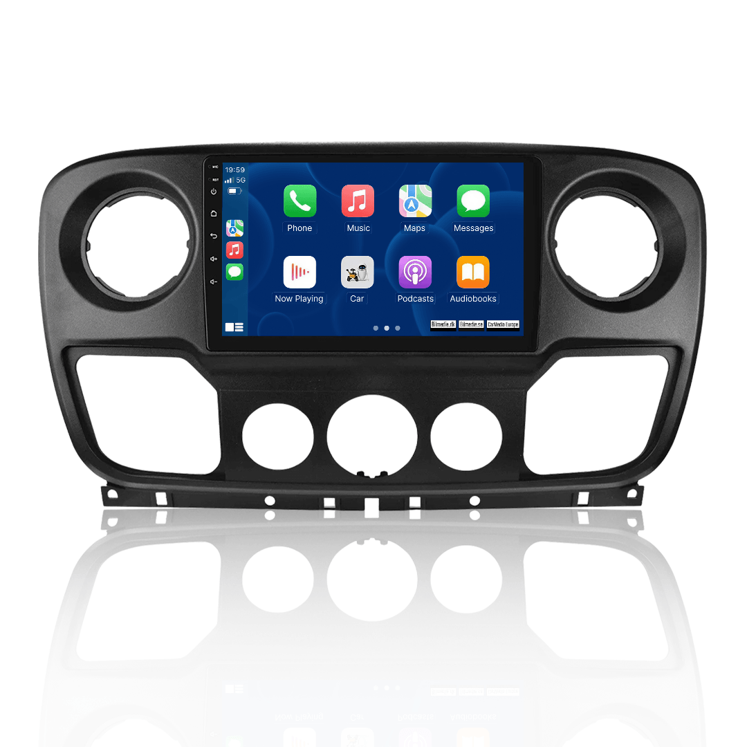 Nissan NV400/Opel Movano/Renault Master 11-19 - autoradio 10,1" avec Apple CarPlay et Android Auto 