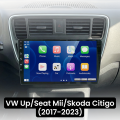 VW Up/Seat Mii/Skoda Citigo 14-23 - 9" Radio m. Apple CarPlay og Android Auto