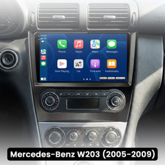 Mercedes-Benz W203 - 9" Radio m. Apple CarPlay og Android Auto