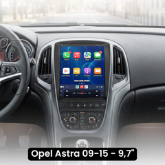 Opel Astra 09-15 - 9,7" Radio m. Apple CarPlay og Android Auto