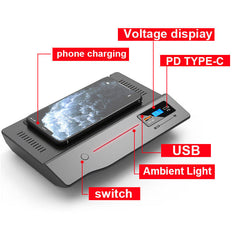 Chargeur sans fil 15W à charge rapide pour Nissan Altima 2019-2021 