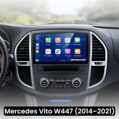 Mercedes Vito 14-21 - 10,1" radio met Apple CarPlay en Android Auto 