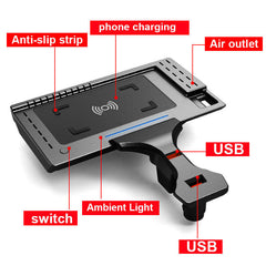 BMW 2018-2025 Chargeur sans fil 15W à charge rapide pour smartphone 