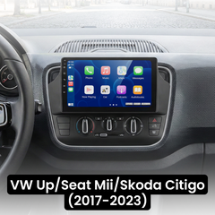 VW Up/Seat Mii/Skoda Citigo 14-23 - 9" Radio m. Apple CarPlay og Android Auto