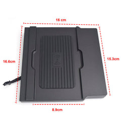 <h2>Chargeur sans fil Lexus NX200 / NX200t / NX300 / NX300h 2015-2018 avec charge rapide 15W</h2> 