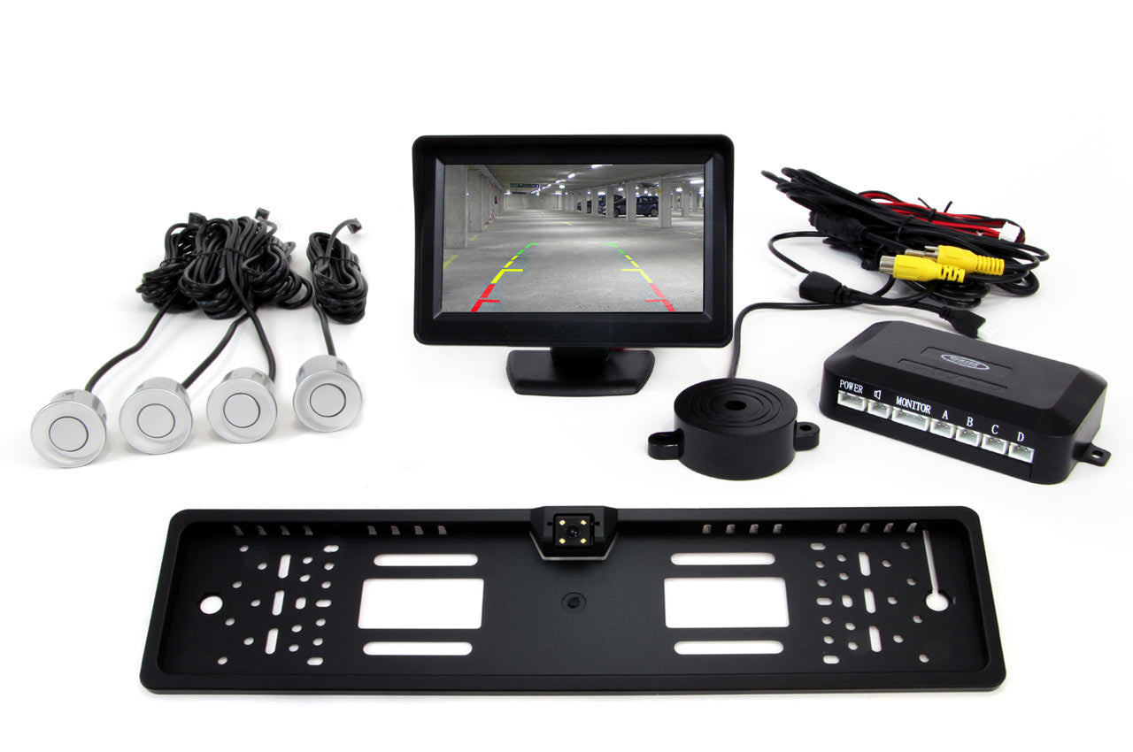 Système d’aide au stationnement avec écran TFT 4,3 pouces et caméra CAM-402