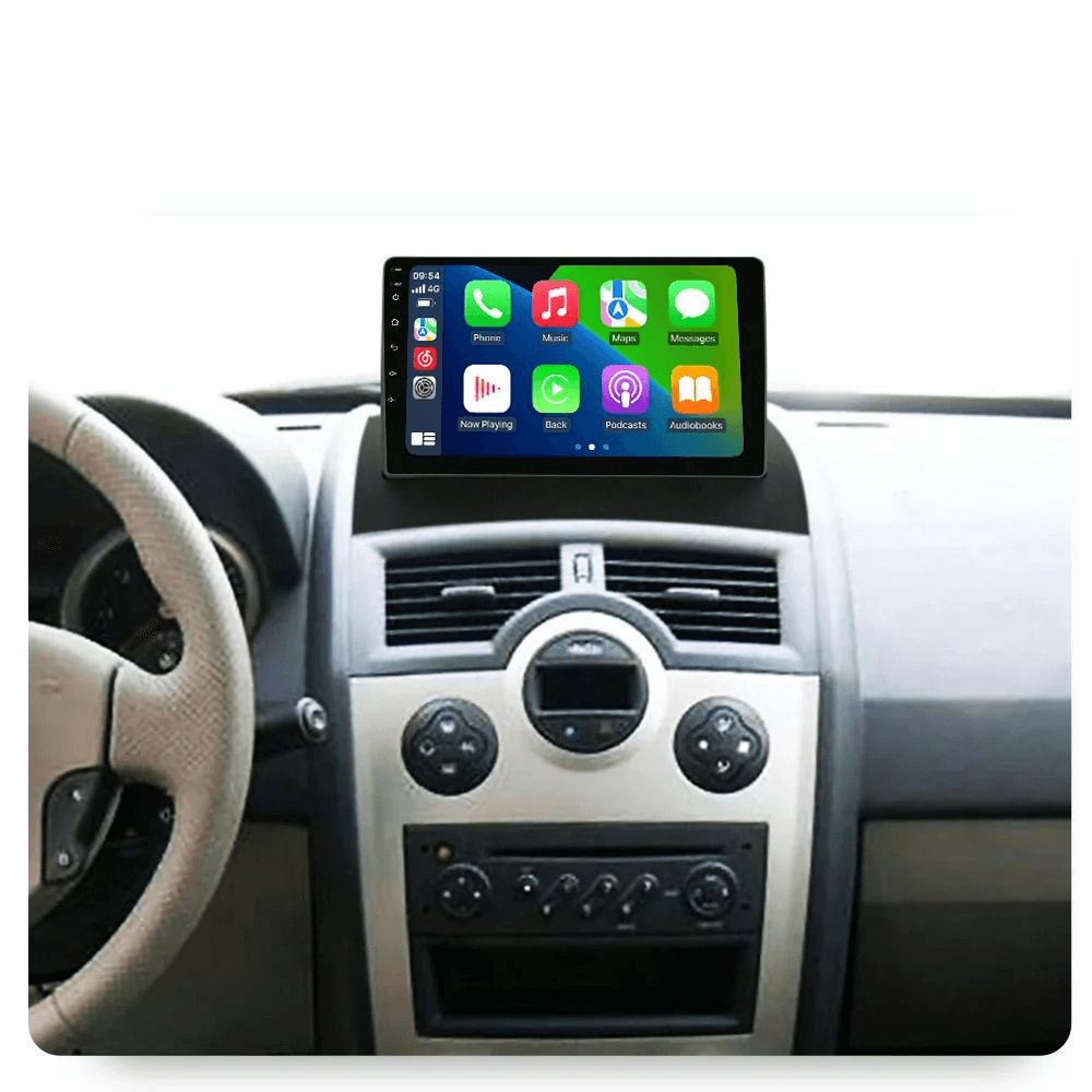 Renault Megane 02-09 - 9" radio met Apple CarPlay en Android Auto – Carmediaeurope.com