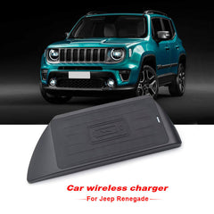 Jeep Renegade 2015-2021 Chargeur sans fil avec recharge rapide 15W 