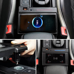Audi 2019-2025 Chargeur sans fil 15W à charge rapide pour smartphone 