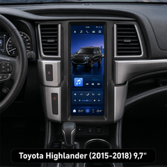 Toyota Highlander 2015-2018 - Autoradio 9,7" avec Apple CarPlay et Android Auto 