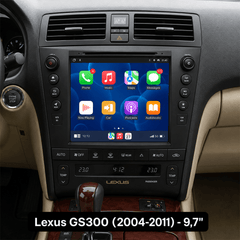 Lexus GS300 2004-2011 - Autoradio 9,7" avec Apple CarPlay et Android Auto 