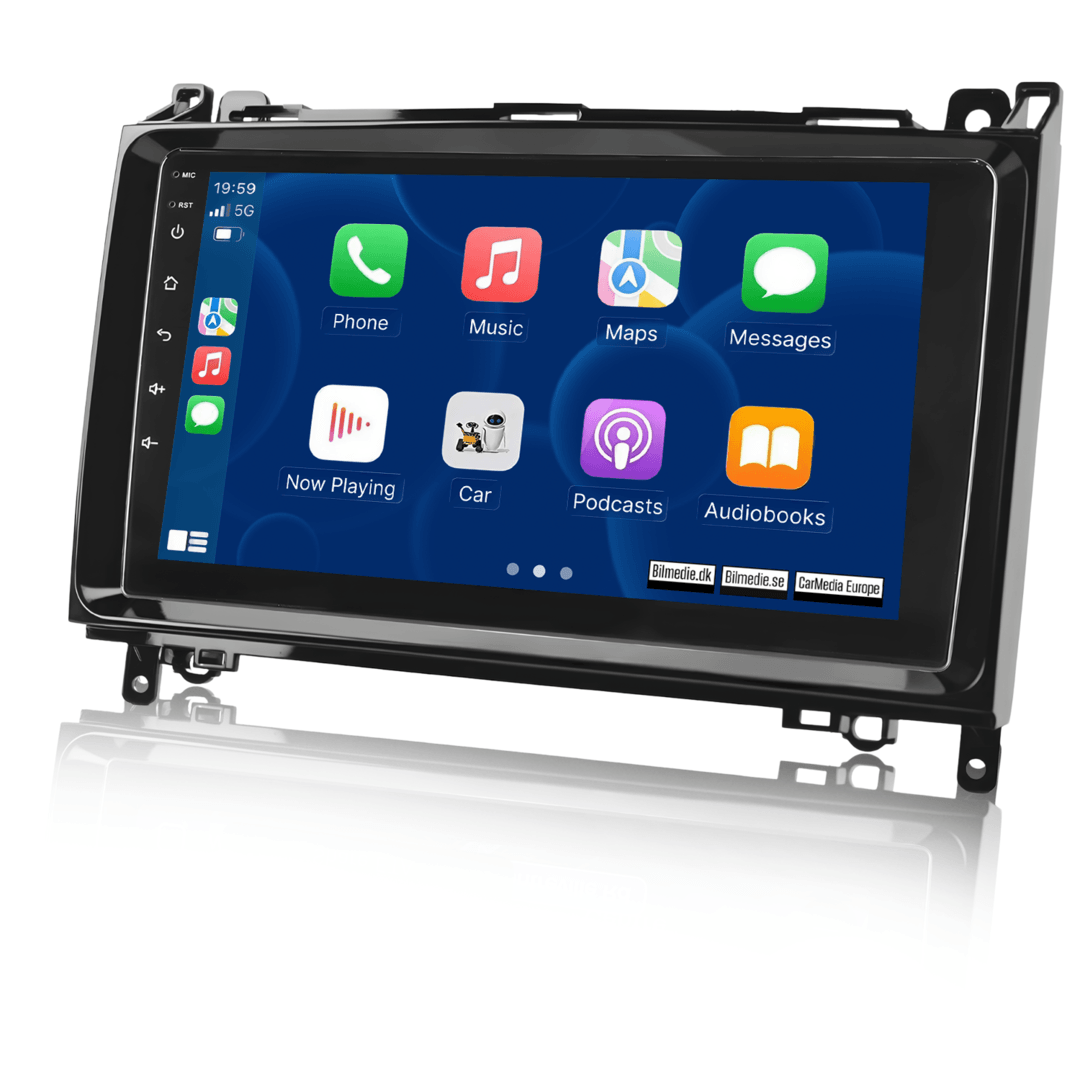 Mercedes-Benz A-Klasse, B-Klasse, V-Klasse, Sprinter 04-16 - autoradio 9" avec Apple CarPlay et Android Auto 