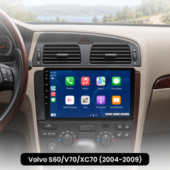 Volvo S60/V70/XC70 2004-2009 - Autoradio 9" avec Apple CarPlay et Android Auto 