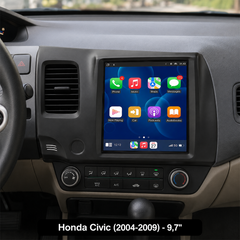 Honda Civic 2004-2009 - Autoradio 9,7" avec Apple CarPlay et Android Auto 