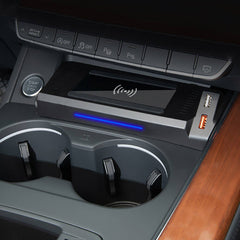 Audi A4/A5 2016-2024 chargeur sans fil pour smartphone avec charge rapide 15W 