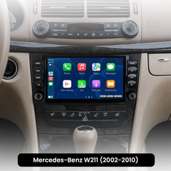 Mercedes-Benz W211 - autoradio 8" avec Apple CarPlay et Android Auto 