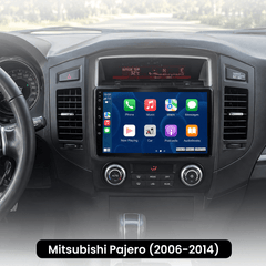 Mitsubishi Pajero 2006-2014 - autoradio 9" avec Apple CarPlay et Android Auto 