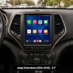 Jeep Cherokee 2016-2018 - autoradio 9,7" avec Apple CarPlay et Android Auto 