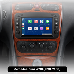 Mercedes-Benz W210 1998-2008 - autoradio 7" avec Apple CarPlay et Android Auto 