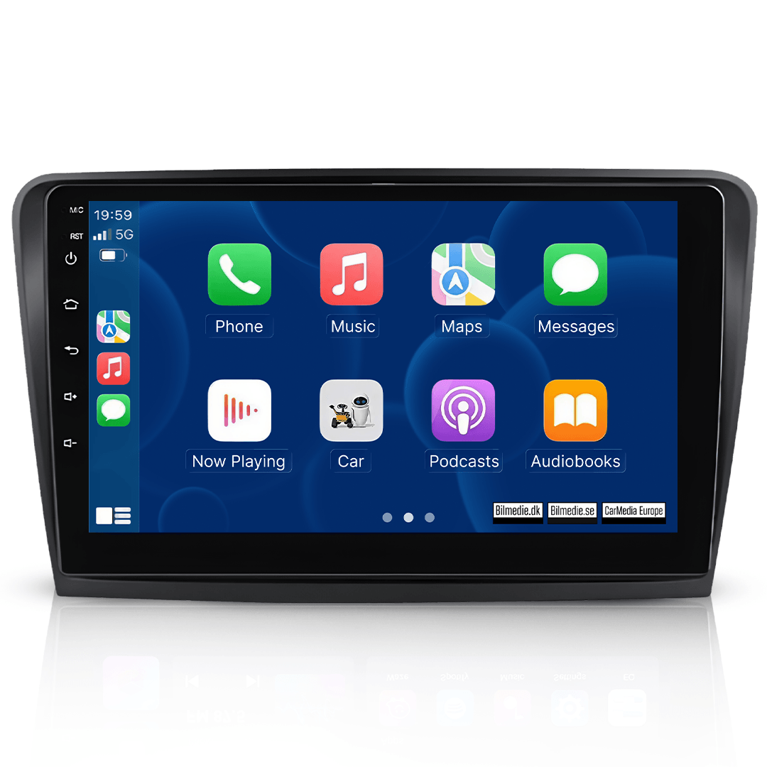 Skoda Superb 08-15 - Autoradio 10,1" avec Apple CarPlay et Android Auto 