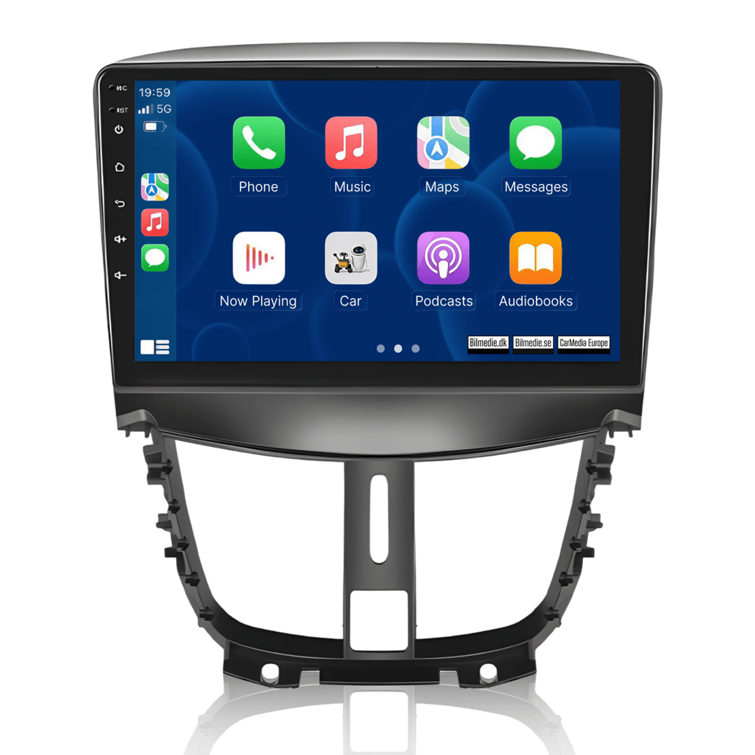 Peugeot 207 06-15 - Autoradio 9" avec Apple CarPlay et Android Auto 